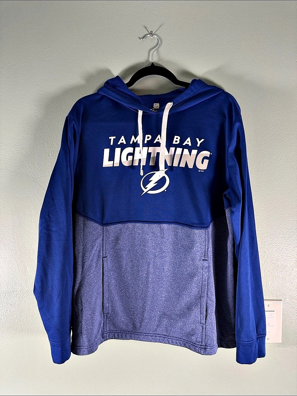 Fanatics Tampa Bay Lightning NHL hoodie Men's Blue NHL Hoodie Size Large Like